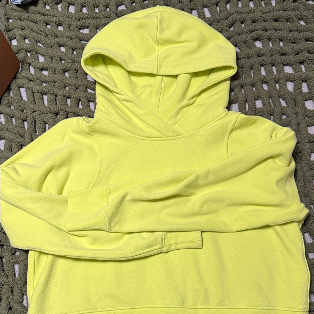 Lululemon Athletica Neon Yellow Hoodie